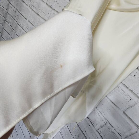 NWT Significant Other Womens Ivory Draped One Shoulder Caspian Dress Size 8 US - Picture 3 of 12